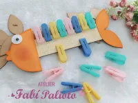 G1.853  Gabarito de Moldes  em MDF  Peixe do Pareamento  - Foto 2