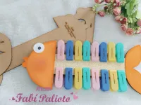 G1.853  Gabarito de Moldes  em MDF  Peixe do Pareamento  - Foto 3