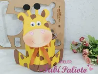 G1.854  Gabarito de Moldes  em MDF  Lata O Pescoço da Girafa - Foto 4