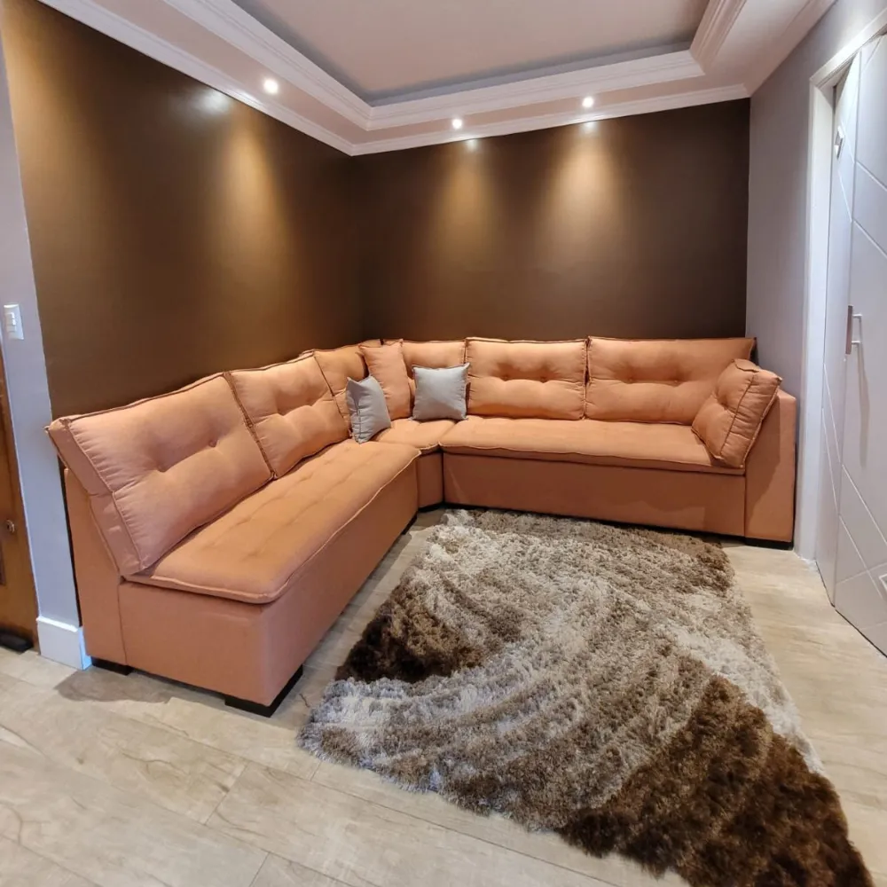 Sofá Rafaella – Sofisticação e Conforto em um Sofá de Canto 2,50 x 2,30 metros