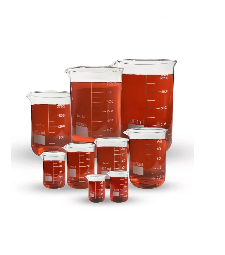 Kit Bequer becker de vidro - Tamanhos Variados + Brinde