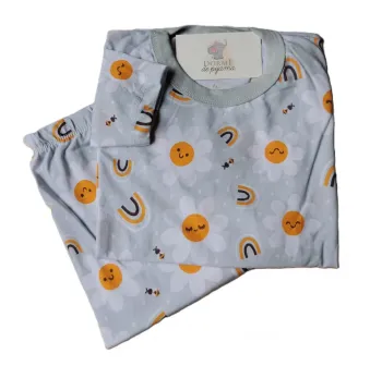  Pijama Infantil Feminino Tamanho 6 Manga Longa  - Foto 2