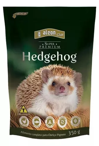 Ração Para Ouriço Pigmeu Hedgehog Super Premium 350gr Alcon Imagem