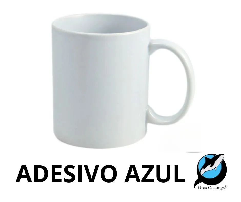  CANECA  AAA  PARA SUBLIMAÇÃO  MARCA ORCA ADESIVO AZUL  325ml