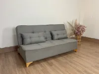 Sofá Cama Zayn 3 posições 1.86m – Linho  - Foto 5