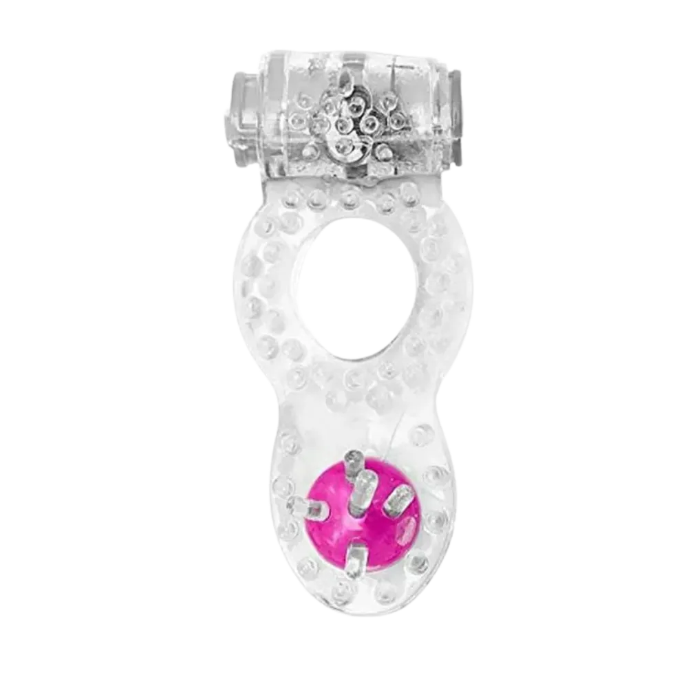 Anel Peniano com Vibrador e Perola Estimuladora Imagem
