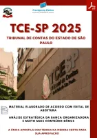 Apostila TCE SP Auditor de Controle Externo Administração 2025