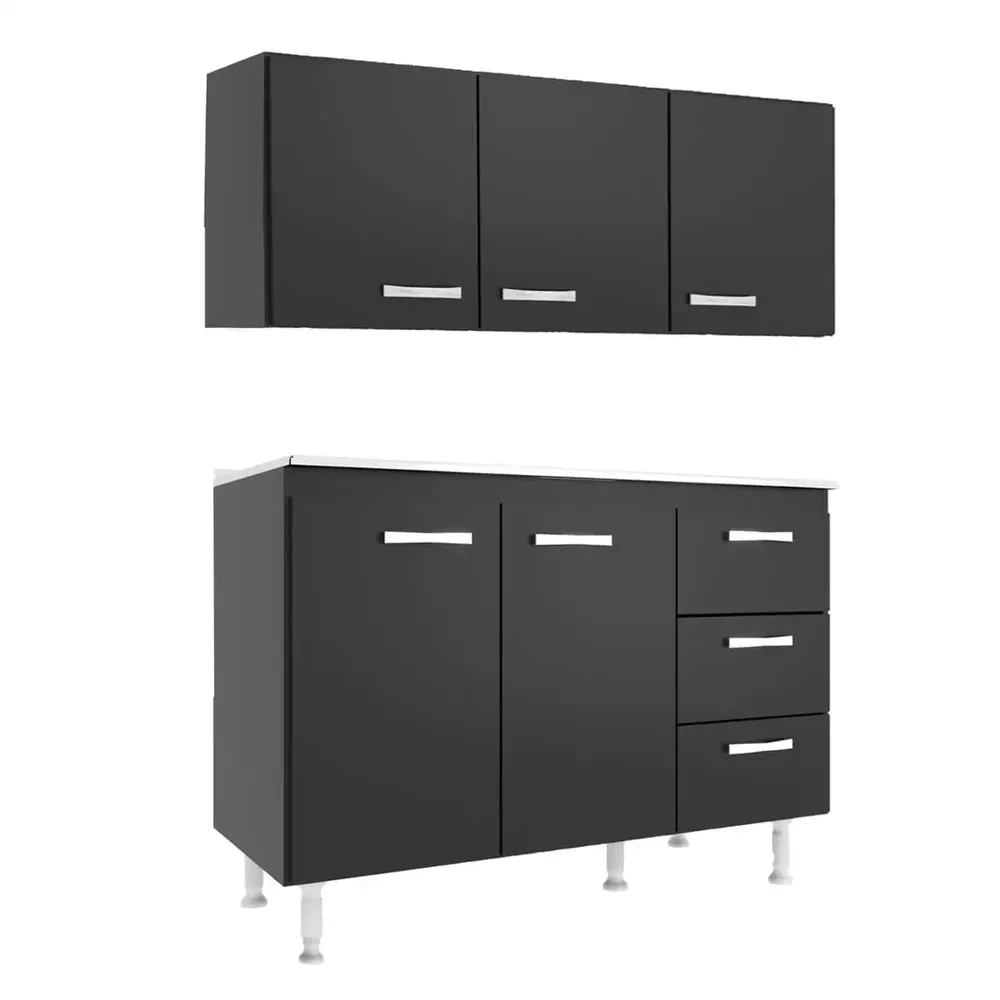 Aereo 3 portas 1,20 + Balcao 1,20 evidencia cores Imagem