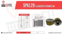 ELEMENTO FILTRANTE AR SPA129