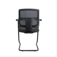 Kit com 2 unidades Cadeira Aproximação Brizza Preta Sky Preta com Braços - Foto 4