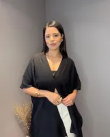 BLUSA CAPA -  CREPONADA PRETA - Foto 4