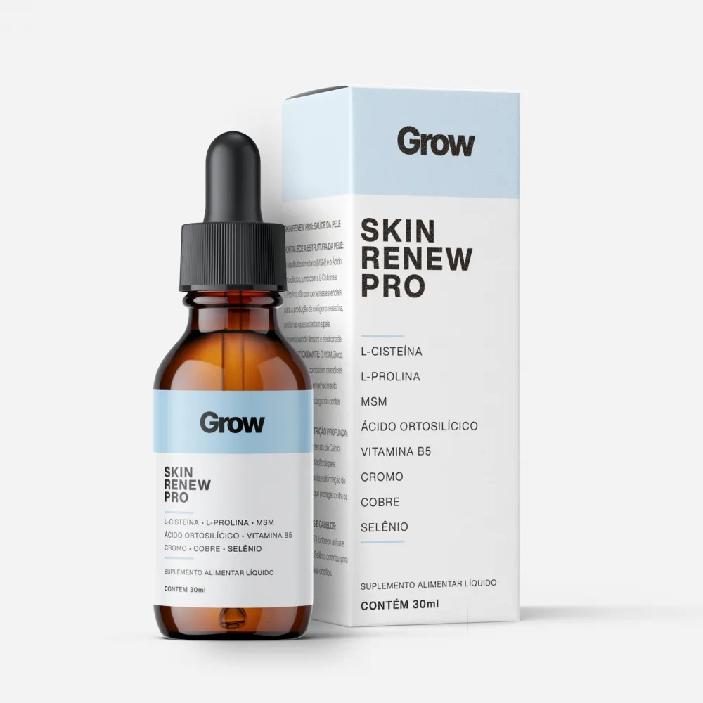 Grow Skin Renew Pro – Nutrição Celular, Firmeza e Antienvelhecimento