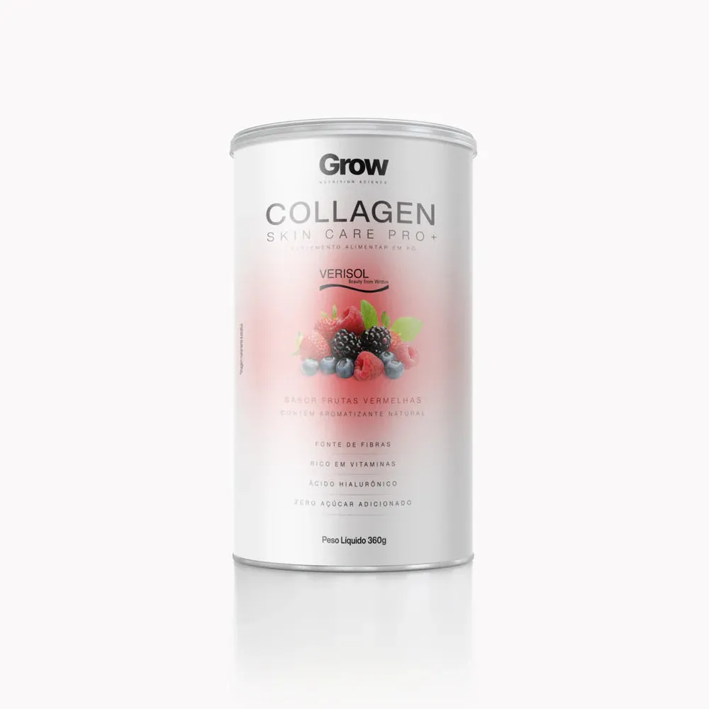 Colágeno Verisol Skin Care Pro + Frutas Vermelhas 360g Grow