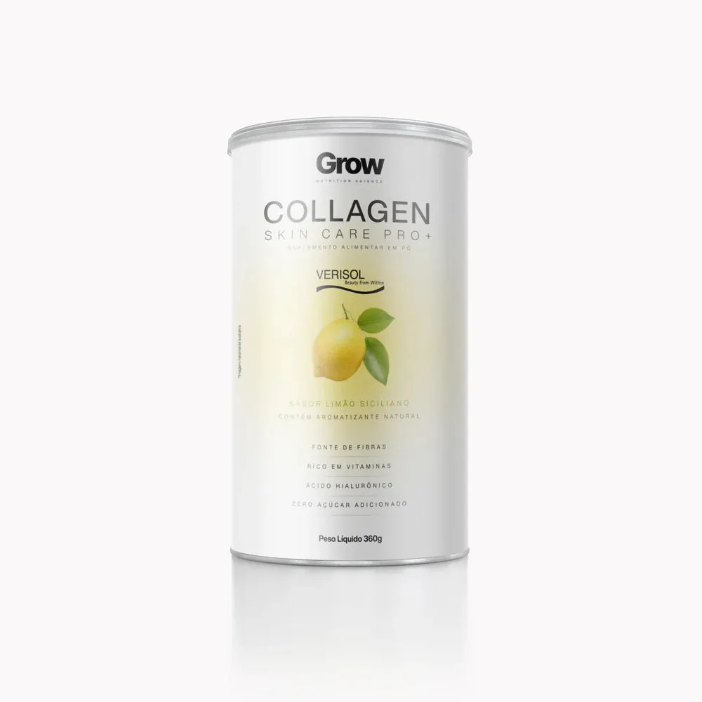 Colágeno Premium Limão Siciliano Grow 360g