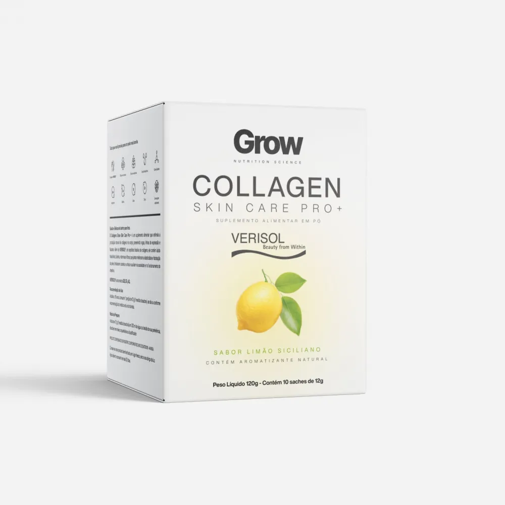 Colágeno Premium Limão Siciliano Sachê Grow Imagem