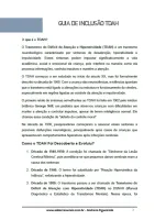 834 - Guia de Inclusão - Transtorno do Déficit de Atenção e Hiperatividade (TDAH) - PDF com 16 páginas - Foto 2