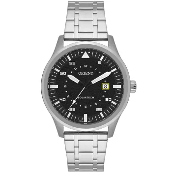 RELÓGIO ORIENT SOLARTECH MASCULINO ANALÓGICO MBSS1487 PRATA