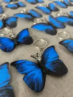 CHAVEIRO DE BORBOLETA EM TECIDO - Foto 2