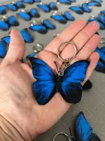 CHAVEIRO DE BORBOLETA EM TECIDO - Foto 9