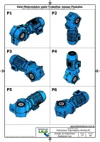 Motoredutor Engrenagens Hibridas com Motor de 2cv e 12rpm Weg Cestari NC - Foto 6