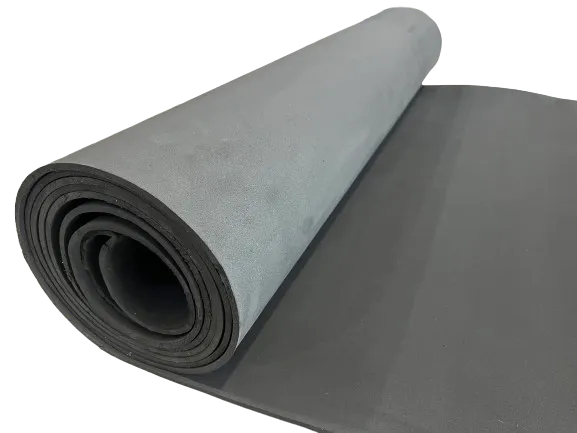 Borracha EVA preto 6mm - Metro