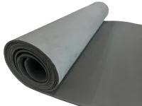 Borracha EVA preto 6mm - Metro