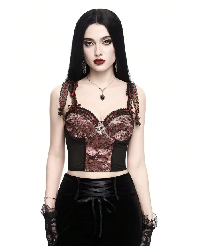 TOP CORSET DARK RUBI