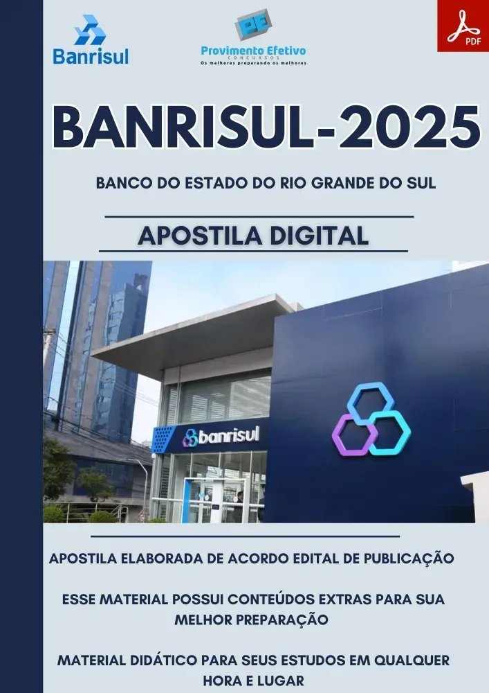 Apostila BANRISUL Desenvolvimento de Software 2025