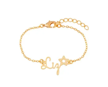 Pulseira Personalizada Infantil Estrela 