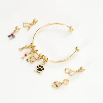 Bracelete Personalizado com Pingentes