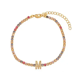 Pulseira Personalizadas Riviera Colorida Letras 