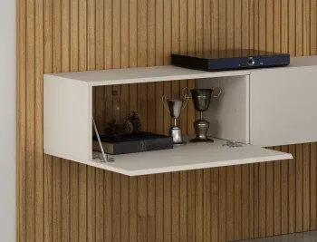 Painel Home Suspenso Curitiba 1.79 largura TV ate 75 Sem Led - Foto 2