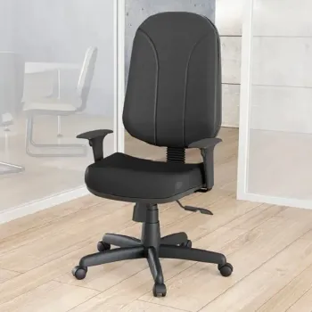 Poltrona Presidente Operativa Mecanismo Relax com Base Giratória e Braços Reguláveis - Foto 2