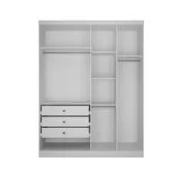Modulo Rizon 4 Portas 3 Gavetas 1,56 - Foto 3