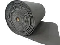 Borracha EVA preto 5mm - Rolo