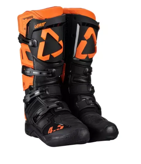 BOTA 4.5 PRETA/LARANJA - LEAT