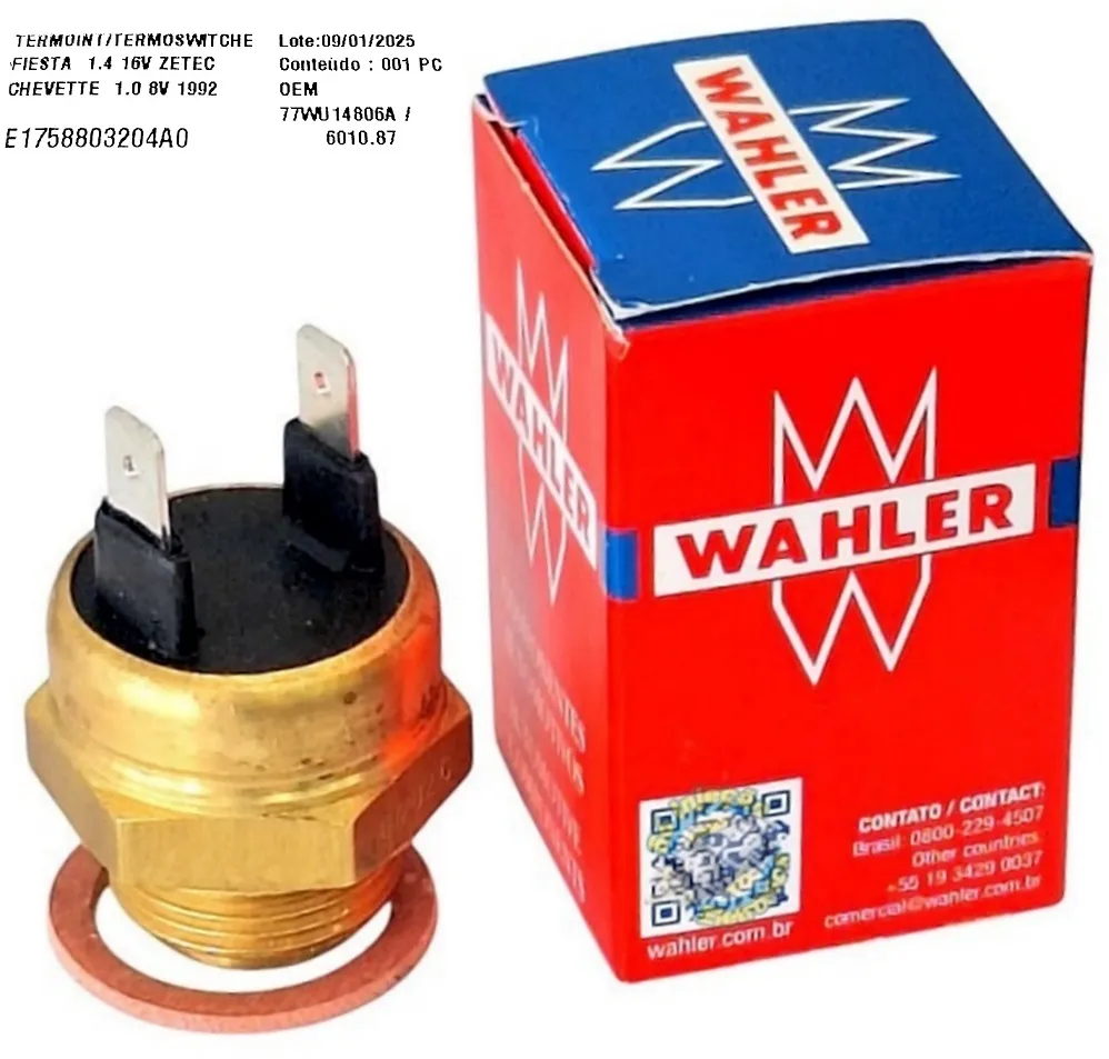 Cebolão do Radiador Original Wahler 6010.87 87/82°C