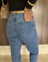 CALÇA JEANS RETA BÁSICA (TAM 46) - Foto 3
