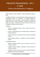 836 - Projeto Pedagógico - Cultura Afro-Brasileira e Indígena - 6º ano - PDF com 30 páginas - Foto 2