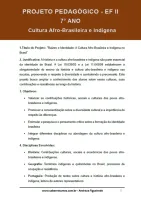 837 -  Projeto Pedagógico - Cultura Afro-Brasileira e Indígena - 7º ano - PDF com 34 páginas - Foto 2