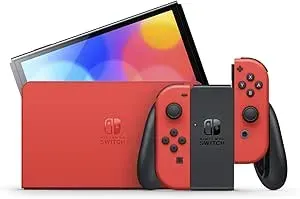 [Desbloqueado] Console Nintendo Switch Oled Red Mario 64GB + 128GB - Seminovo