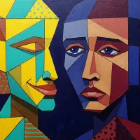 Pintura a Oléo sobre tela .Reflexos da Alma.Autor Ton Silva .Tamanho 150x100 cm