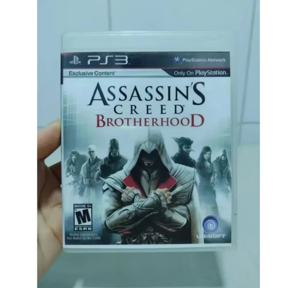 Assassins Creed Brotherhood ps3 mídia física 