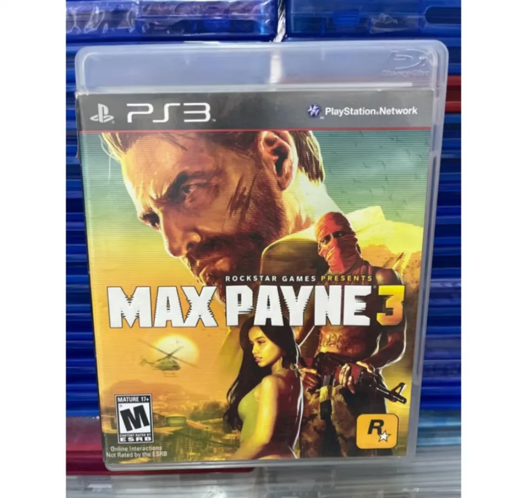 Max Payne 3 jogo mídia física ps3 