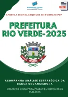 Apostila Prefeitura Rio Verde Monitor de Transporte Coletivo 2025