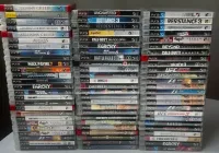 Lote com 76 jogos originais de PS3 