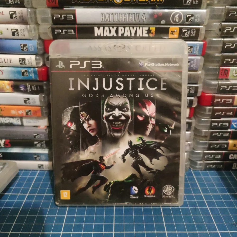 Injustice jogo mídia física ps3 