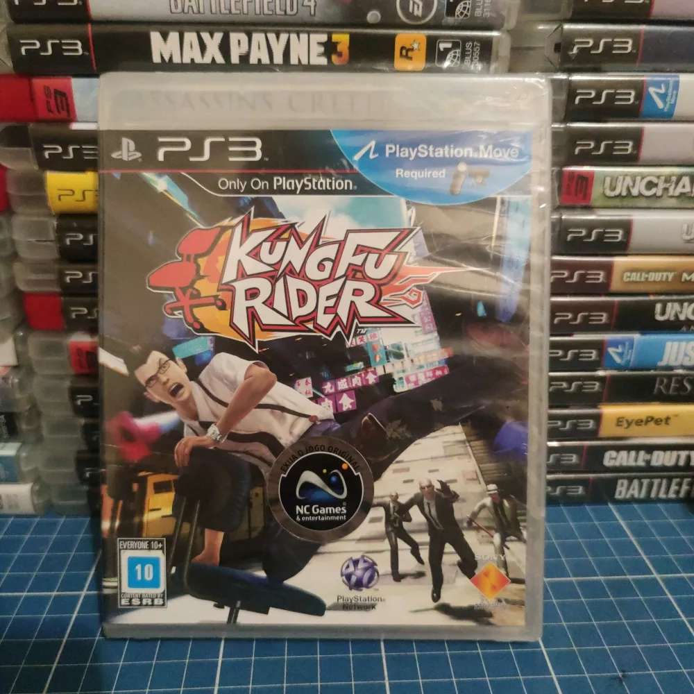 Kungfu Rider jogo mídia física ps3 