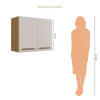 Aéreo Cristal 2 Portas 70 cm pri - Foto 2