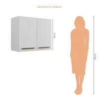 Aéreo Cristal 2 Portas 70 cm pri - Foto 3